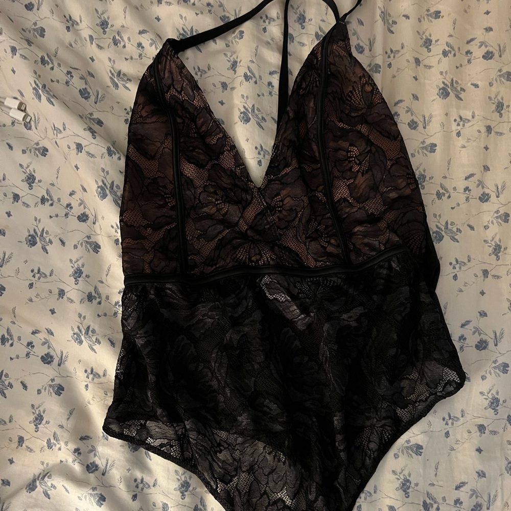 NWT Lace Auden Lingerie Bodysuit Large